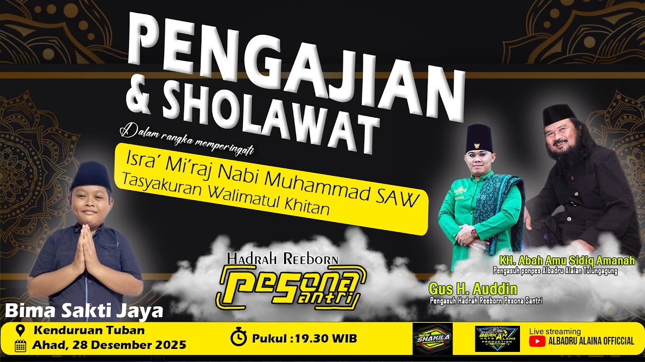 Pengajian & Sholawat Kenduruan Tuban | Pesona Santri