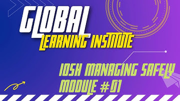 IOSH Managing Safely  Module 01 Introducing Managing Safely training in Pashto Complete Video