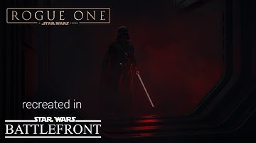 Teaser: Recreating the Darth Vader hallway scene from Rogue One | Star Wars Battlefront [PC]