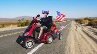 Crossing the USA on a Mobility Scooter