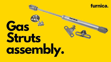FURNICA - KITCHEN CABINET GAS STRUTS / LID STAY - ASSEMBLY INSTRUCTION