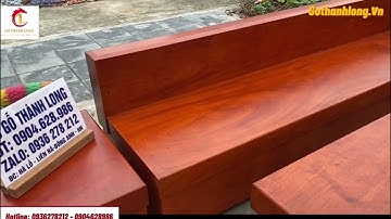 Hàng Sẵn Xưởng Bộ Sofa Nguyên Khối Góc L Gỗ Hương Đá Giá Rẻ. Lh 0936278212