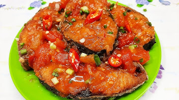 Cách làm CÁ THU CHIÊN SỐT CÀ CHUA thơm ngon hao cơm - phùng bắc tv #367