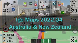 iGO Maps 2023 Australia New Zealand Free Download 2022.Q4