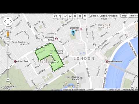 JQuery GoogleMaps - Editor Demo