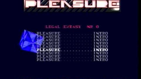 AMIGA-Demo "Pleasure: Legal Extasy Pack Preview"