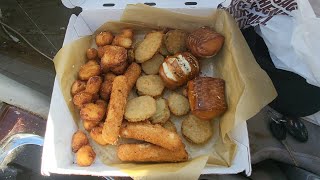 Eating Buffalo wild wings new ultimate sampler 