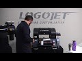 LogoJET Printing with Rotary 360 device