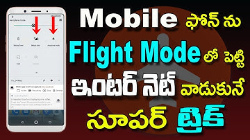 How to Use Internet into Mobile Phone on Flight Mode