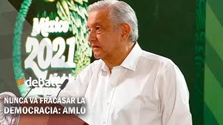 AMLO celebra resultados en la consulta ciudadana contra expresidentes