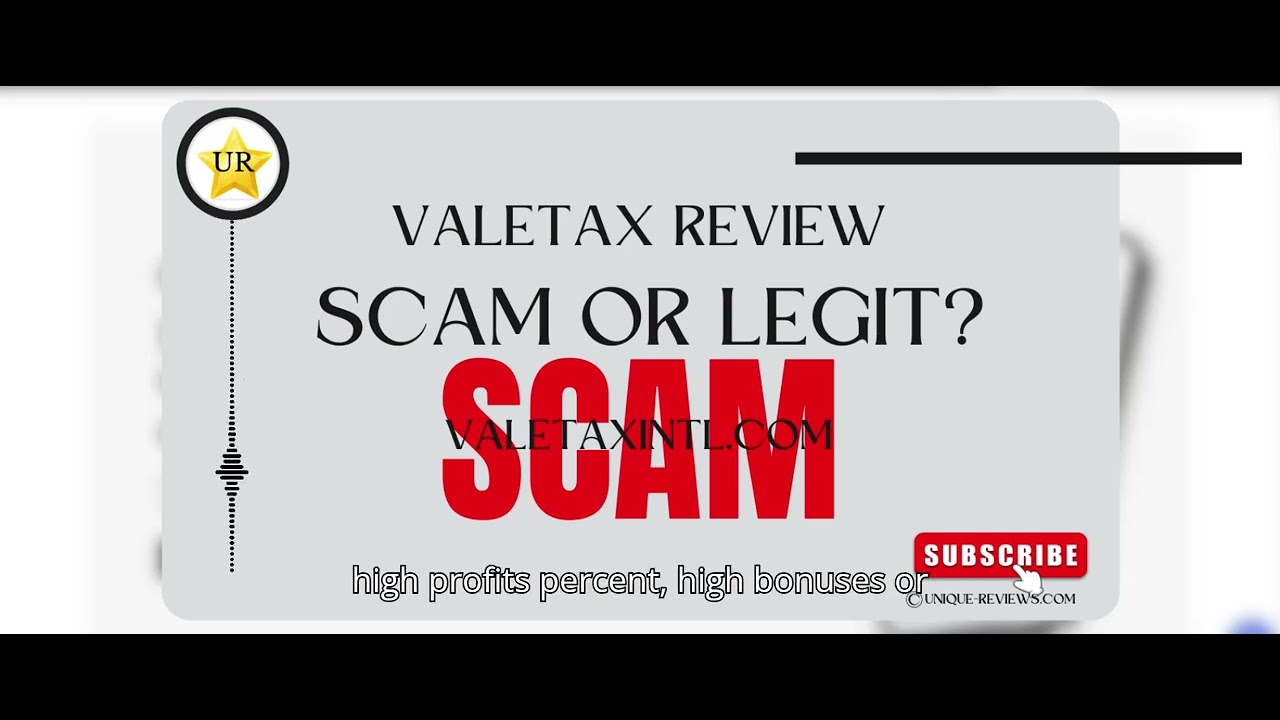 Valetax Review valetaxintl.com Scam or Legit?