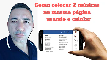 Como colocar colunas no Word celular?