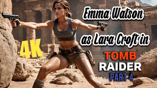 KI - AI generated Emma Watson as Lara Croft in Tomb Raider Part 4