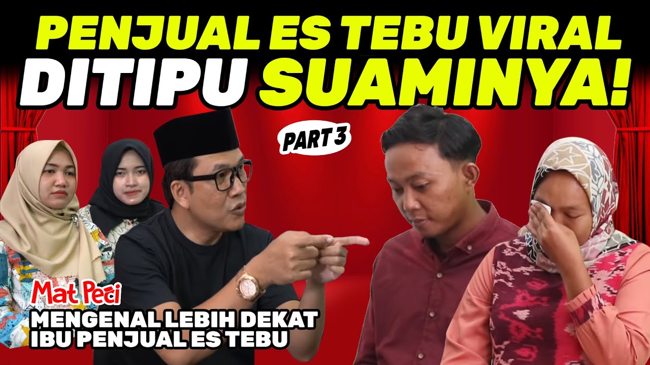 SUAMINYA KEBANGETAN BANGET DAH‼️PENJUAL ES TEBU VIRAL DI TIPU SUAMINYA !