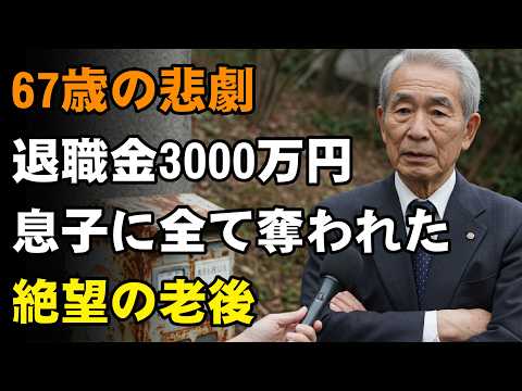 67歳男性、退職金3,000万円を「息子の事業」に託した結果…今は深夜の清掃員として働き続けるワケ【シニアライフ】【60代以上の方へ】