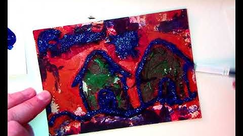 Creating a Collagraph: Part  2  Printing