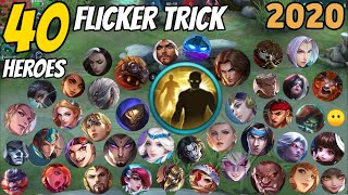 40 HEROES FLICKER TRICK OF MOBILE LEGENDS 2020 screenshot 4