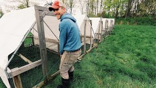 STRESS FREE Chicken Tractor John Suscovich shows off his stress free chicken tractor (built for just $165). ↓↓↓↓↓↓ CLICK “SHOW MORE” FOR