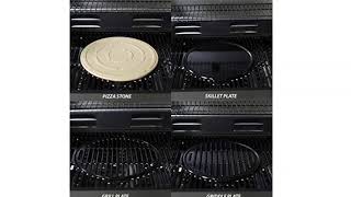 Outback Meteor 6-Burner Gas Barbecue with Multi Cook Plate System - Stainless Steel