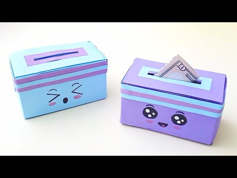 Origami Money Bank || Cute Money Bank From Paper || how to make money saving box || Paper money bank