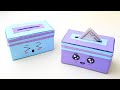Origami money bank  cute money bank from paper  how to make money saving box  paper money bank
