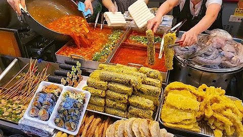 20판씩 팔리는 대파 떡볶이, 12가지 김밥, 대왕 김말이 / The Most Popular Korean Snack! Tteokbokki - Korean Food - 天天要聞