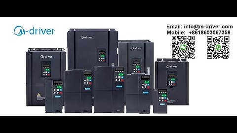 M-driver VFD factory wholesale VFD & Solar pump inverter