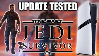 PS5 PRO: is PSSR fixed in Jedi Survivors Latest Update?