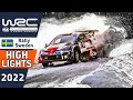 WRC Rally Highlights : Rally Sweden 2022 - Day 2 - Morning - Stage 8