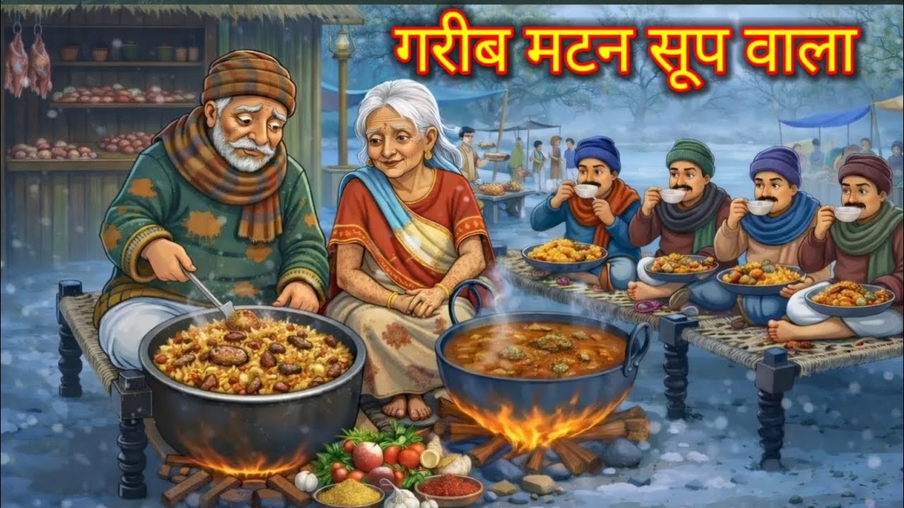 गांव मैं गरीब मटन सूप वाला | moral story in hindi | hindi kahani | kahani  @nehakikahaniyan4891 