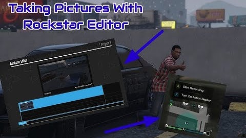 [Tutorial]Taking Pictures/ Screenshots With Rockstar Editor|GTA Online