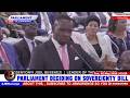 Parliament Deciding On Sovereignty Bill 