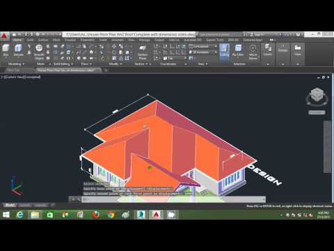 3d house modeling in autocad 3d house modeling in autocad