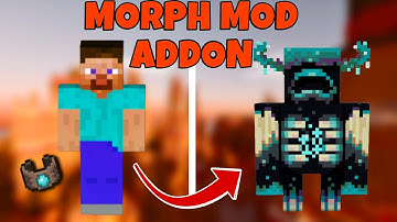 Best Morph Mod for Minecraft PE 1.20/1.21 || Morph Into any Mob