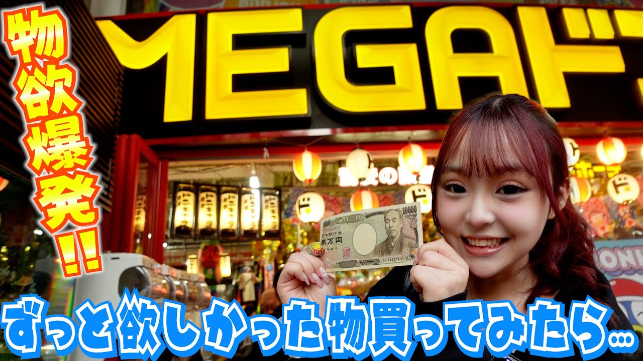 【1万円企画】物欲爆発！ドン・キホーテでずっと欲しかった物を爆買い！！
