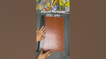 Meesho best file folder review /document folder/ 274/- only #shortsvideo #viral #shorts