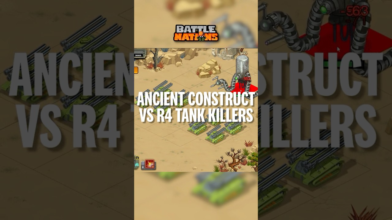 ANCIENT CONSTRUCT vs RANK 4 TANK KILLERS in BATTLE NATIONS