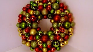 DIY: Bauble Ornament Wreath