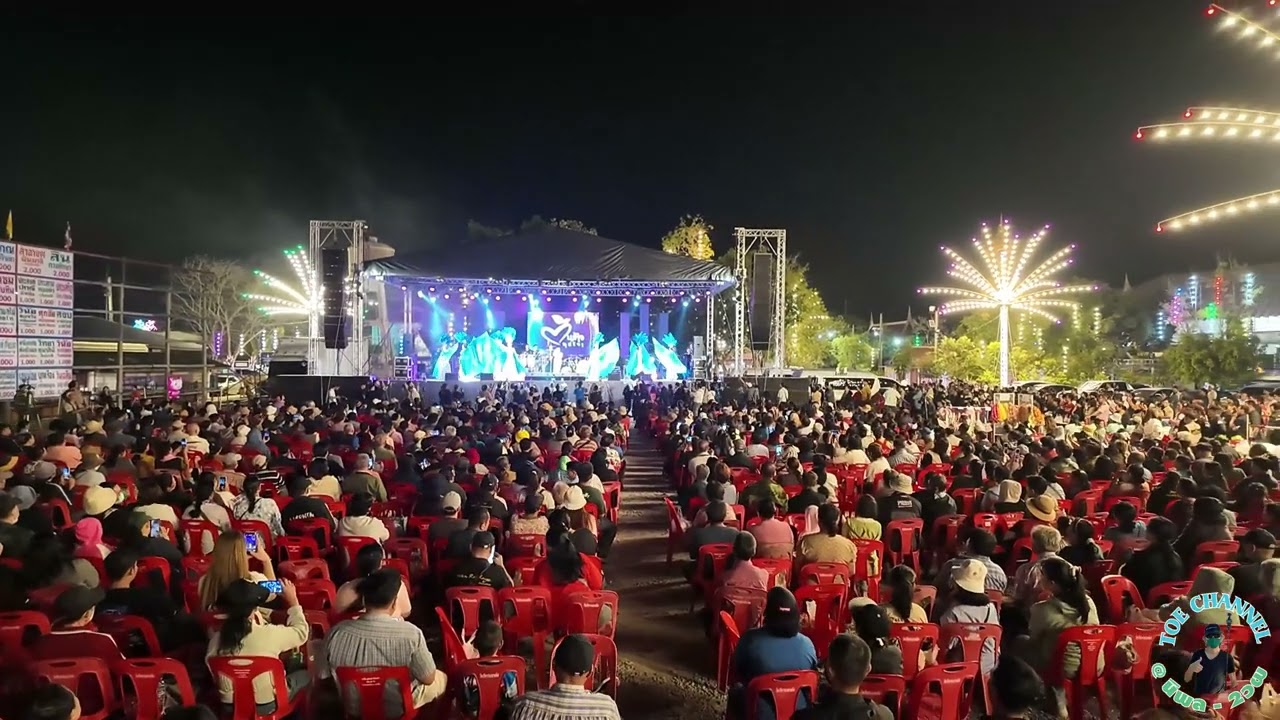 น้องต้นข้าวร้องเพลงบุษบาเสี่ยงเทียน@งานนมัสการปิดทองหลวงพ่อนิล วัดปรีดาราม จ นครปฐม 15 ม.ค.69