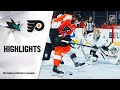 NHL Highlights | Sharks @ Flyers 2/25/20