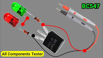 Make All Components Tester Using BC547 | Universal Components Tester