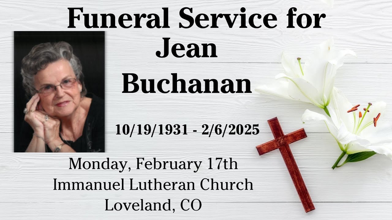 2-17-25 at 11am Jean Buchanan Funeral Service - YouTube
