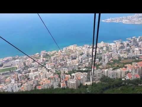 رحلة بالتلفريك لزيارة حريصة ببيروت - لبنان