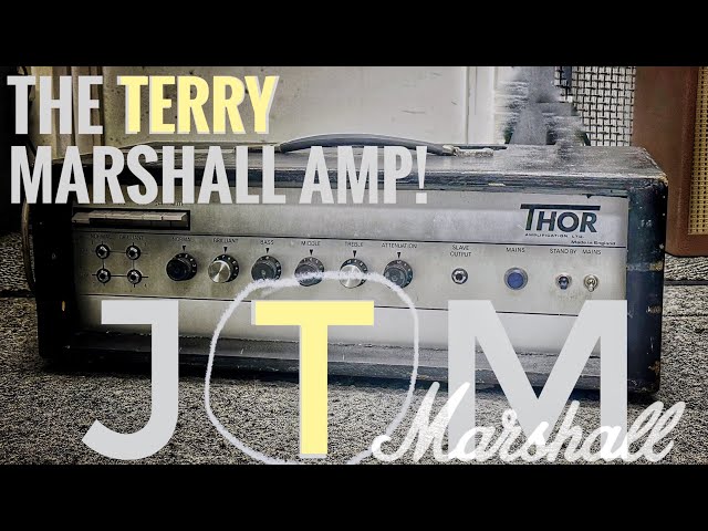 The BRUTAL Terry JTM Marshall Amp! THOR AMP! class=