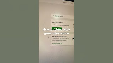 How to refund Xbox game subscription