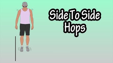How To Do (Perform) Side To Side Hops Exercise For Beginners At Home