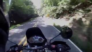 BMW F650GS, Drift HD 1080p test Southern Indiana