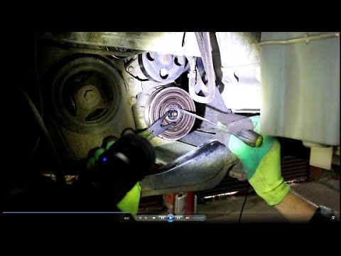 Замена приводного ремня и натяжителя на Ниссан Х трейл 2014 года Nissan X TRAIL 2часть