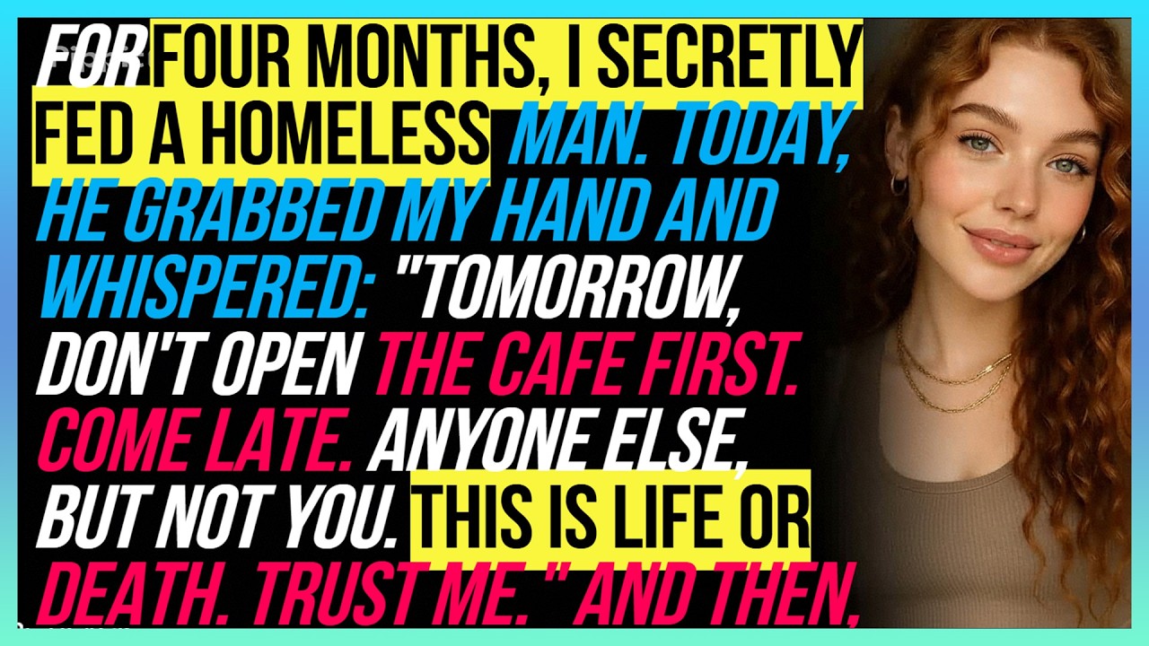“Don’t Be the One to Open the Café Today,” Whispered the Homeless Man I’d Been Feeding Daily  Bu
