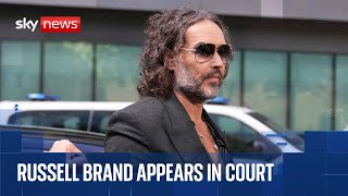 Russell Brand pleads not guilty to rape and sexual assault charges